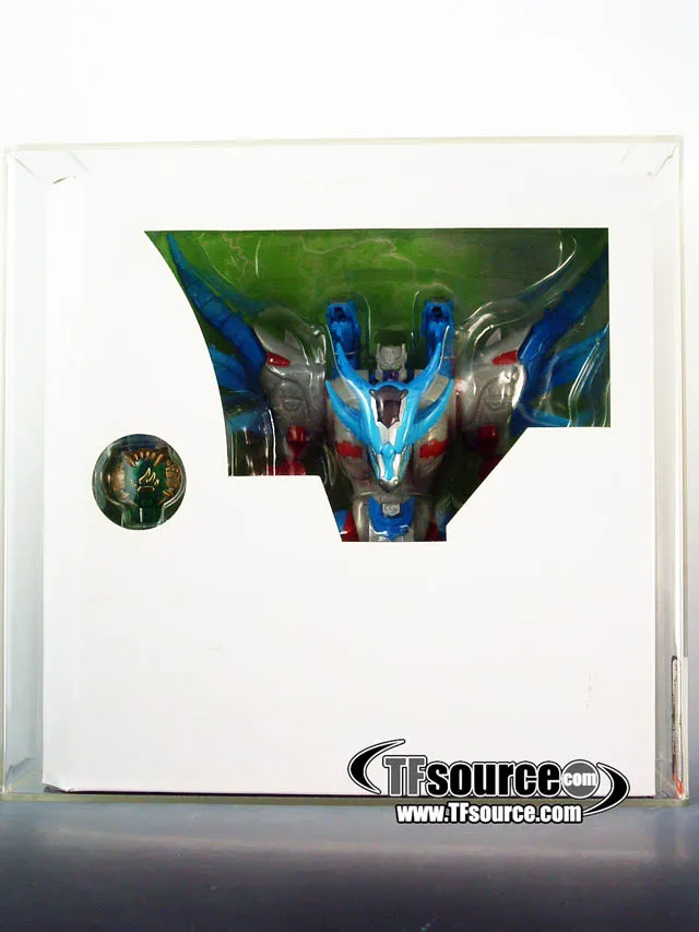 Blue Flame Convoy Lucky Draw AFA 90 | Transformers Galaxy Force Cybertron