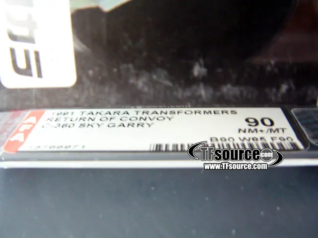C-360 Sky Garry AFA 90 | Vintage Japanese G1 Transformers
