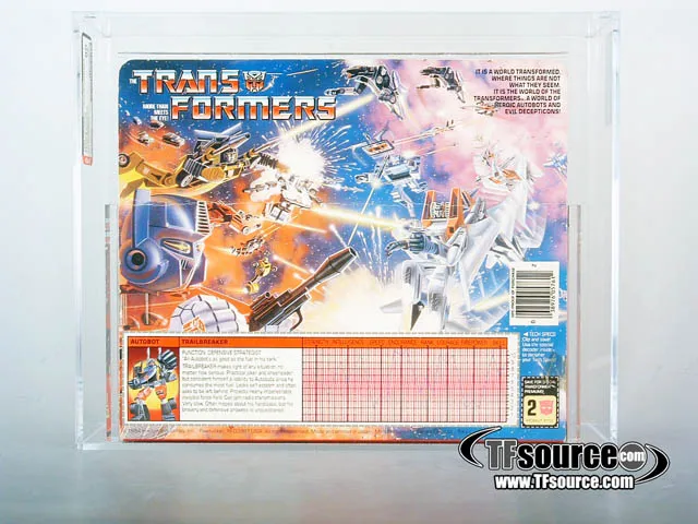 Trailbreaker AFA 80 G1 Car Vintage Transformers G1