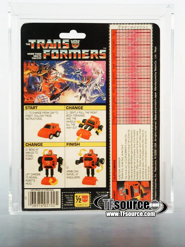 Bumblejumper AFA 70 Minibot Vintage Transformers G1