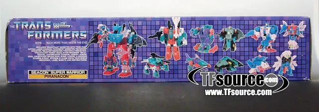 Piranacon Seacons Giftset Combiner Vintage Transformers G1