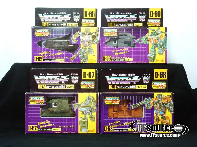 Combaticons Set of 4 Figures Combiner | Vintage Japanese G1 Transformers