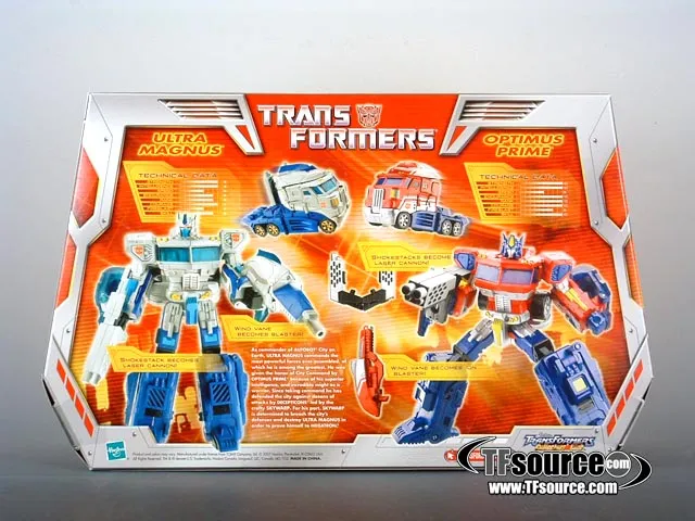 Voyager Class Optimus Prime and Ultra Magnus Giftset | Transformers Classics Robots In Disguise