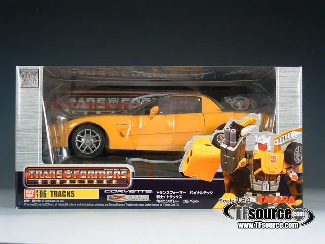 BT-06 Tracks Yellow Version | Chevrolet Corvette | Transformers Binaltech