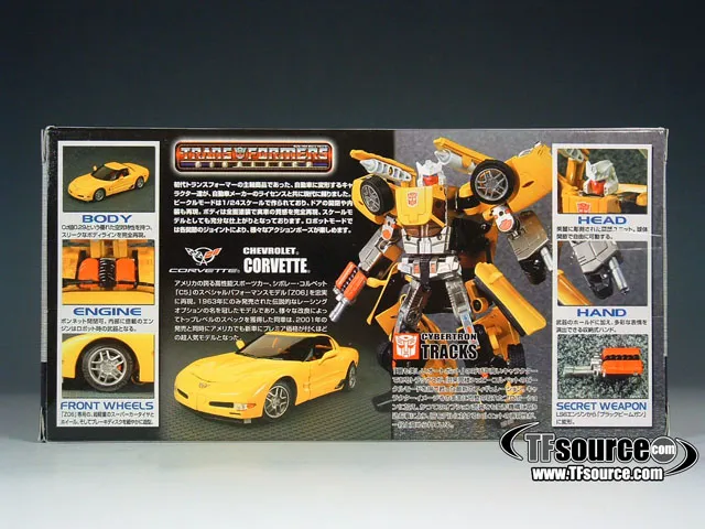 BT-06 Tracks Yellow Version | Chevrolet Corvette | Transformers Binaltech