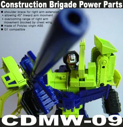 CDMW-09 Construction Brigade Power Parts Barrel Set | Crazy Devy