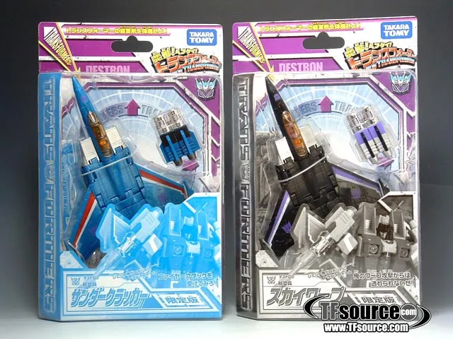 Thundercracker and Skywarp Set | Transformers Henkei Classics