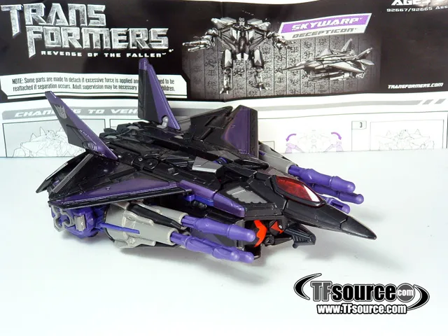 Voyager Class Skywarp Exclusive | Transformers 2 ROTF Revenge of the Fallen