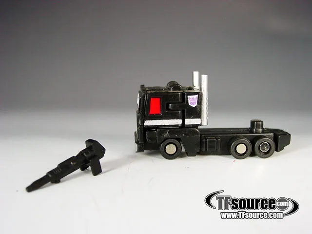 WST Black Convoy with Trailer | Worlds Smallest Transformers