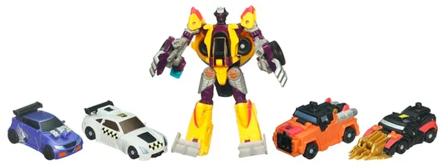 Over-Run with Stunticons Commander 5-Pack | Transformers Generations Power Core Combiners