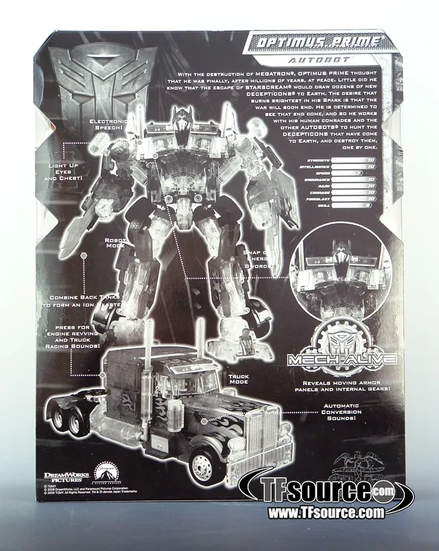 Leader Class Crystal Optimus Prime Family Mart Prize A | Transformers 2 ROTF Revenge of the Fallen