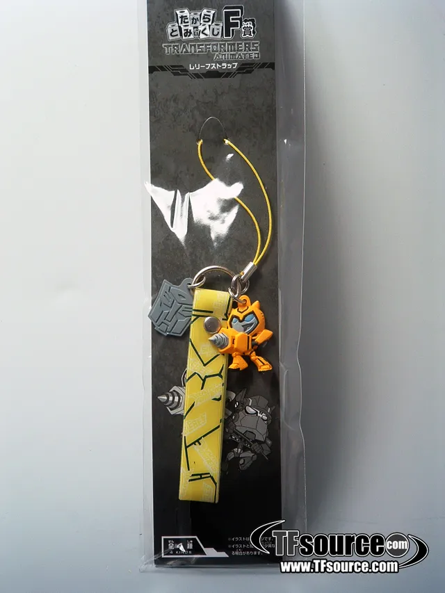 Bumblebee Color Version Family Mart Prize F Cellphone Strap | Japanese Transformers Animated