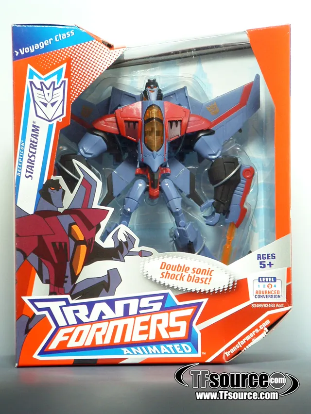 Voyager Class Starscream Robot Mode  | Transformers Animated