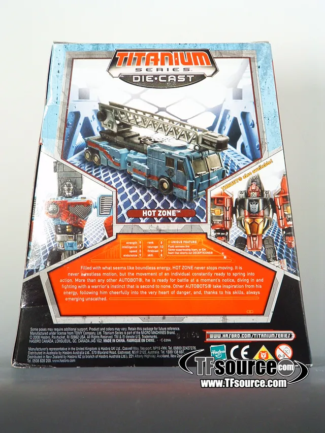 Hot Zone Exclusive 6-Inch | Transformers Titanium Cybetron Heroes