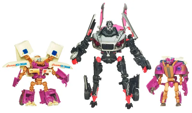 High-Speed Spy Battle Exclusive Skids and Mudflap vs Sideways Deluxe Class | Transformers Hunt for the Decepticons HFTD