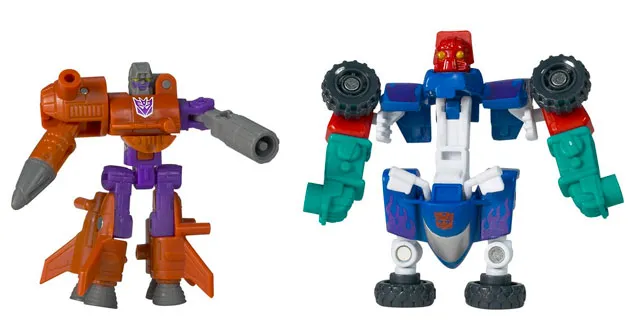 Backblast vs Sureshot Mini-con | Transformers Cybertron