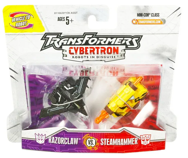 Razorclaw vs Steamhammer Mini-con | Transformers Cybertron