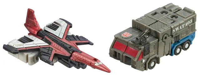 Thrust vs Anti-Blaze Mini-con | Transformers Cybertron