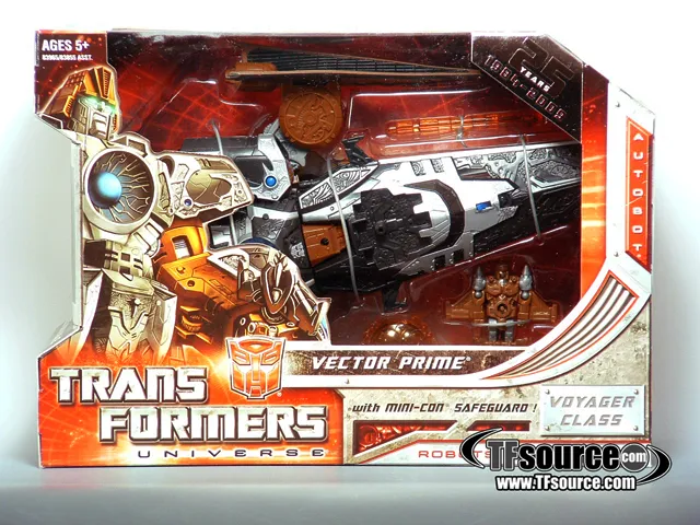 Voyager Class Vector Prime with Mini-Con Safeguard | Transformers Universe