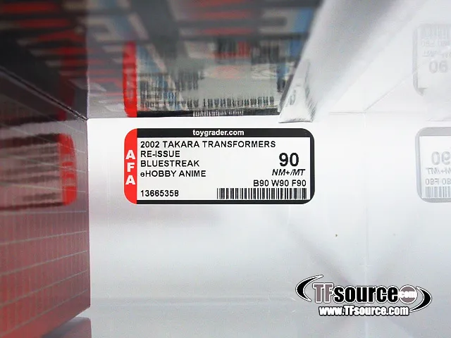 Anime Bluestreak AFA90 e-hobby Exclusive | Transformers G1 Collectors Edition