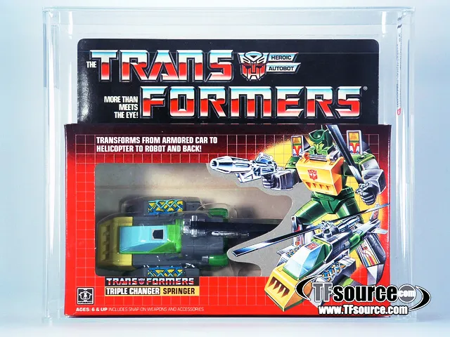 Springer AFA 85 Triple Changer Vintage Transformers G1