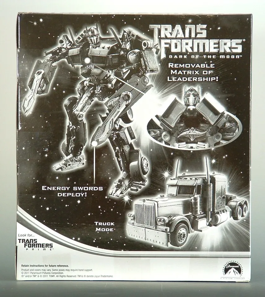 Leader Class Battle Blades Optimus Prime Dark Side Version | Transformers 3 Dark of the Moon DOTM
