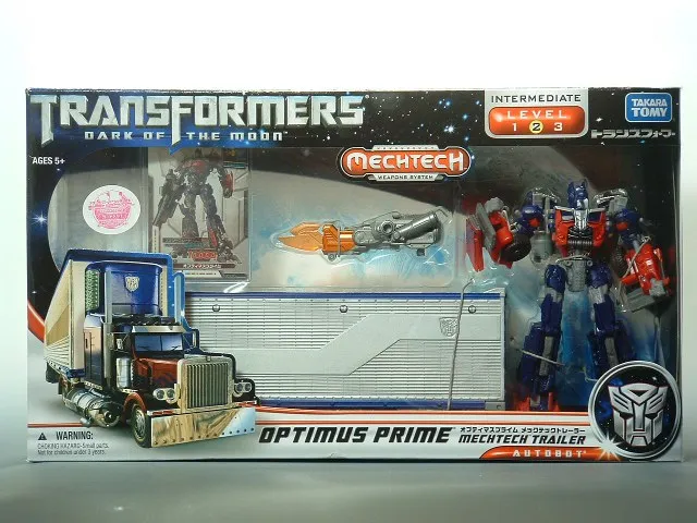 Voyager Class Mechtech DA-03 Optimus Prime with Mechtech Trailer | Transformers 3 Dark of the Moon DOTM
