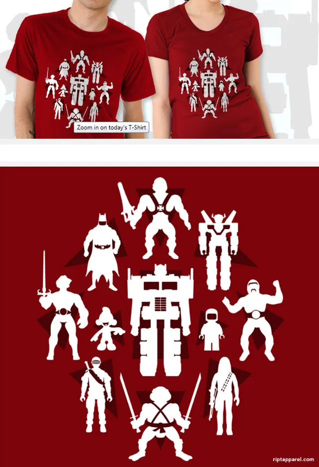 Plastic Heroes T-Shirt Red | T-Shirt