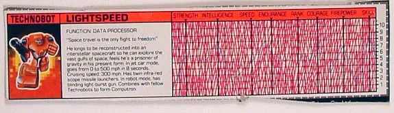 Tech Spec Lightspeed