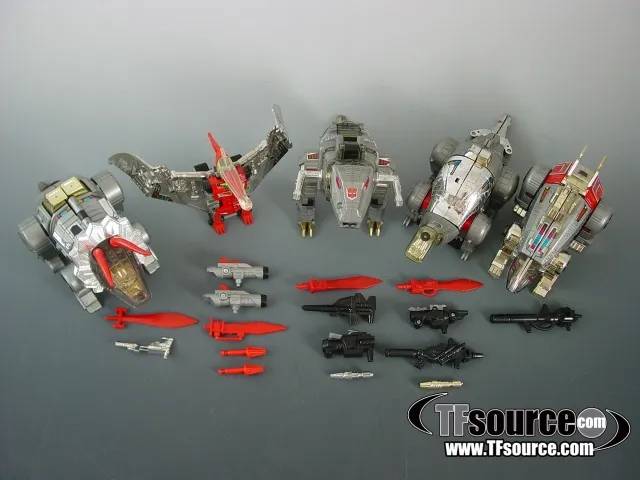 Dinobots Set of 5 Figures Dinobot Vintage Transformers G1