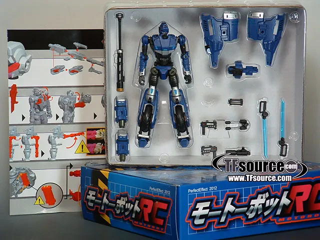 PE-DX01B RC Motorcycle Blue Version | Perfect Effect