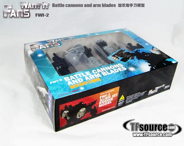 FWI-2 Battle Cannons and Arm Blades Upgrade Kit | Fans Want It | Upgrade Kit