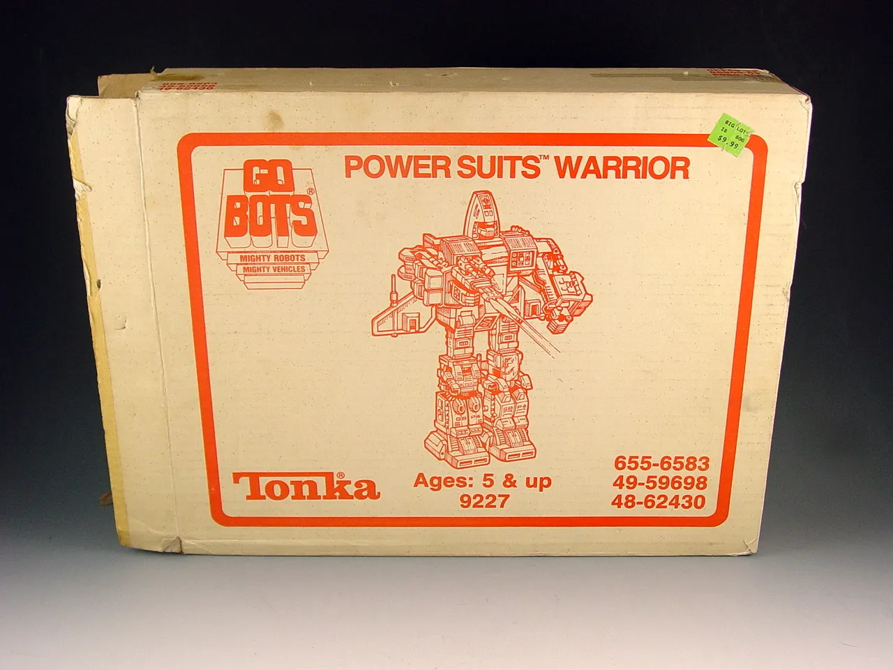 GoBots - Power Warrior Courageous - MIB - Near Complete