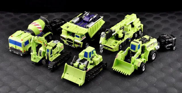 Green Giant Type 61 Combiner Set of 6 | MakeToys | Mtcombiner