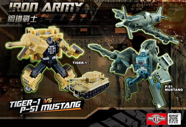 Set A Tiger-1 and P-51 Mustang | TFC Toys Iron Army