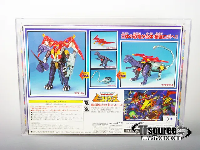 D-35 Gold Magmatron Lucky Draw AFA 80 | Transformers Beast Wars Neo