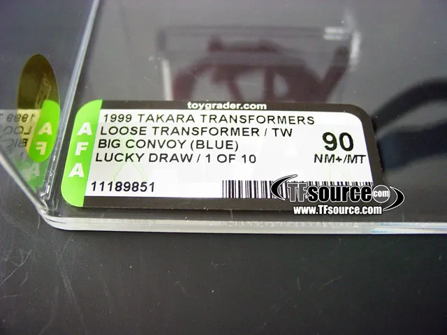 Big Blue Convoy Lucky Draw AFA90 | Transformers Beast Wars