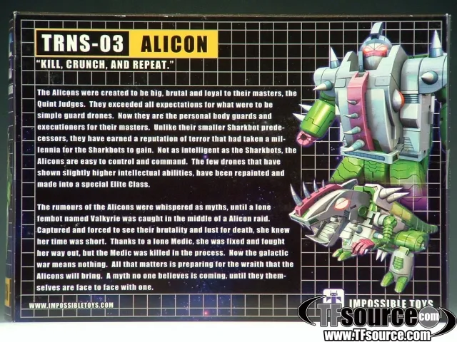 TRNS-03 Alicon  | Impossible Toys