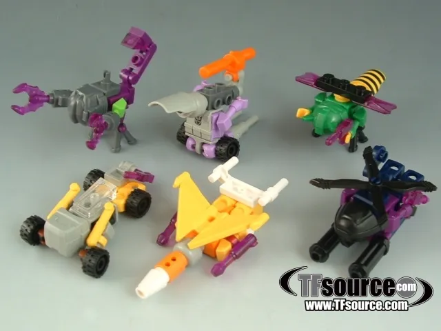 Wave 1 Set of 6 Figures | Transformers KRE-O Kreon Micro-Changers