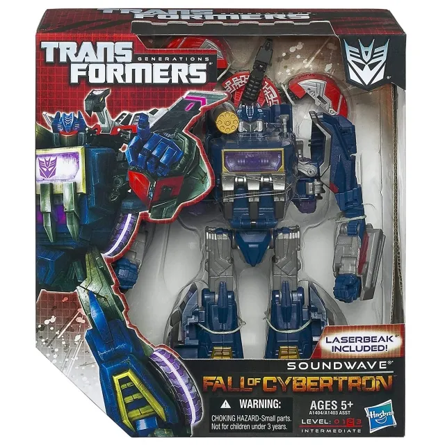 Soundwave with Laserbeak Voyager Class | Transformers Generations Fall of Cybertron