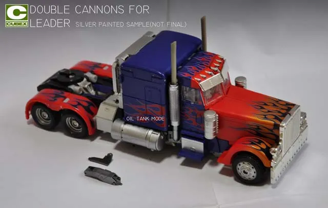 Buster Guns Metallic Silver Version | Cubex | Upgrade Kit