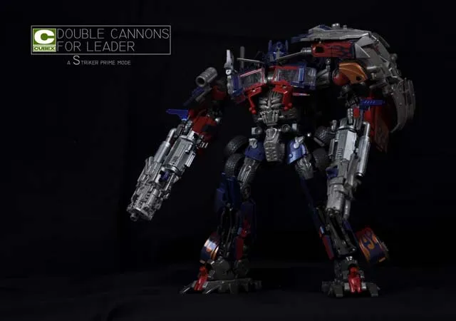 Buster Guns Metallic Dark Silver Version | Cubex | Upgrade Kit