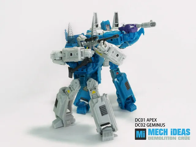 DC01 Apex and DC-02 Geminus Set of 2 | Mech Ideas