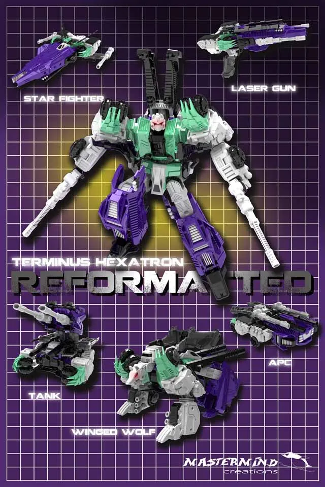 R-01 Terminus Hexatron | Mastermind Creations | Reformatted