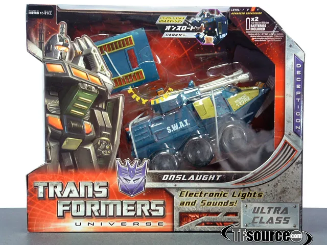 Ultra Class Onslaught Japanese Version G1 Paintjob | Transformers Universe