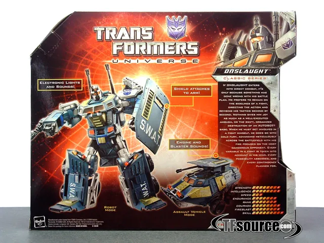 Ultra Class Onslaught Japanese Version G1 Paintjob | Transformers Universe