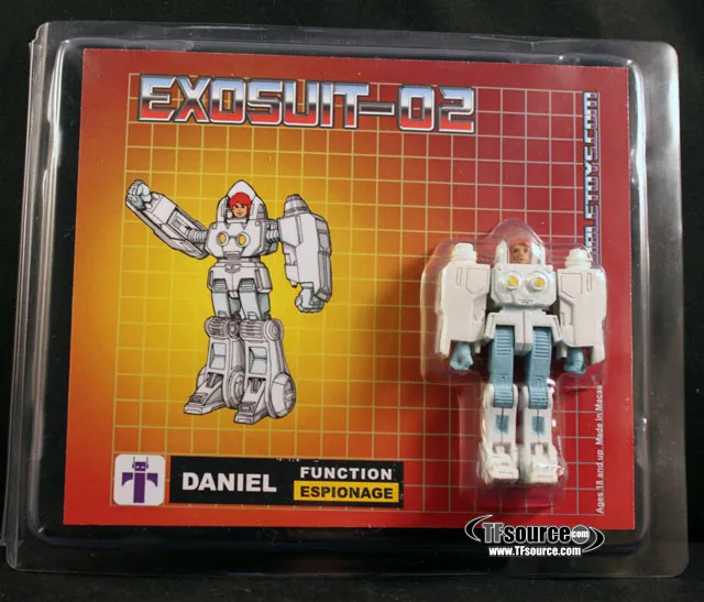 Transforming Exo-Suit Daniel and Spike Set | Impossible Toys