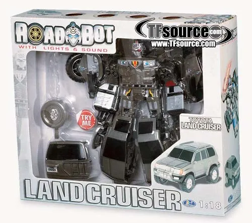 Toyota Land Cruiser 1/18 Scale | Transforming Roadbots Happy Well