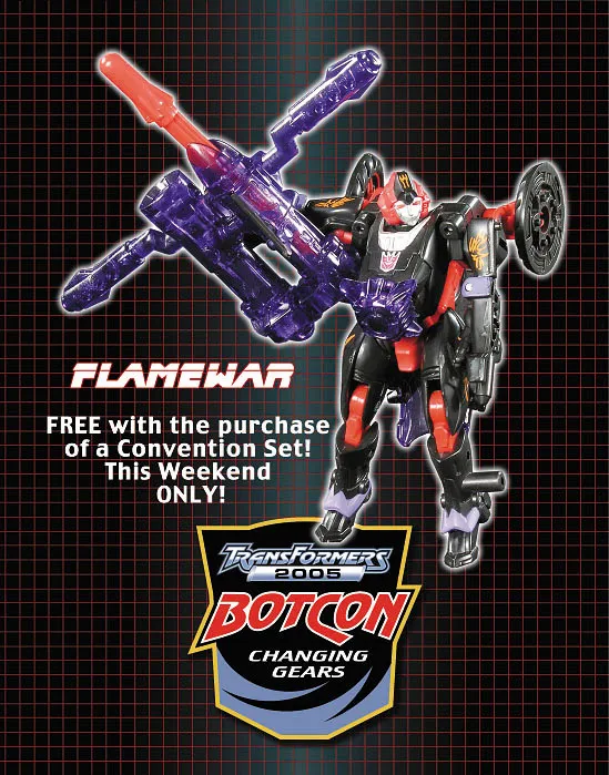 Flame War Botcon Exclusive | Transformers Convention Botcon 2005