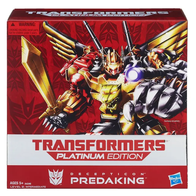 Predaking Combiner Set of 5 | Transformers Platinum Edition G1 Reissues